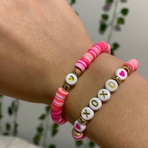 Two pack love bracelets
